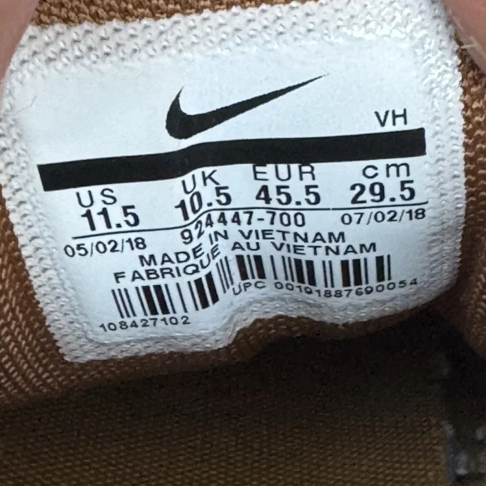 Size 11.5‎ - Nike Air Max 90 Ultra 2.0 Wheat (2018) Sneaker 924447-700 Beige